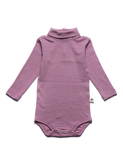 Romper met col | 100% Merinowol | Lavender Mist