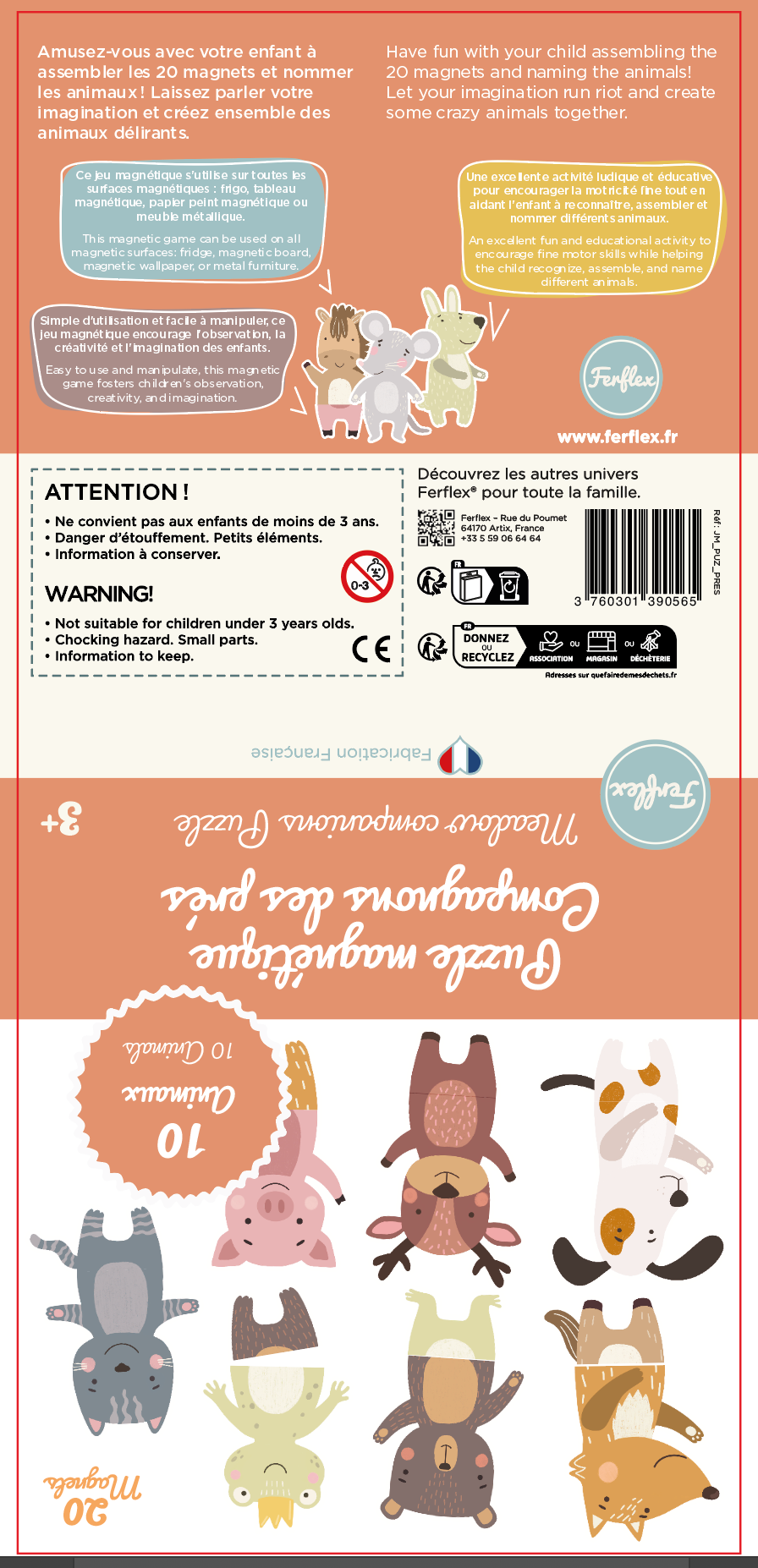 Ferflex | Magnetische dierenpuzzel