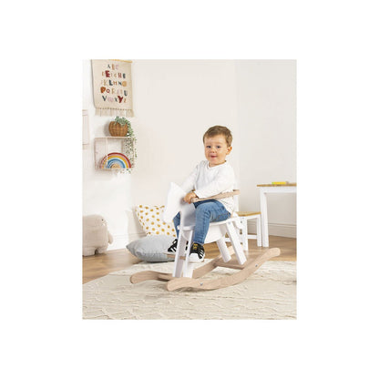 Houten Hobbelpaard | Beukenhout & Veiligheidsring vanaf 9 maanden | Pinolino