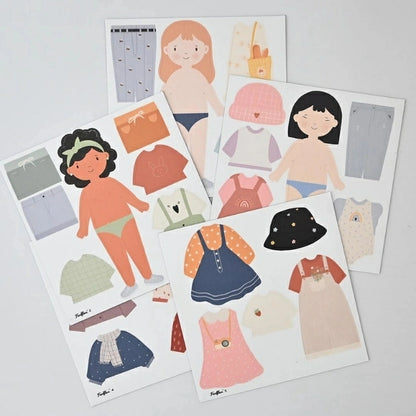 Ferflex | Magnetische figuurtjes | aankleden meisjes