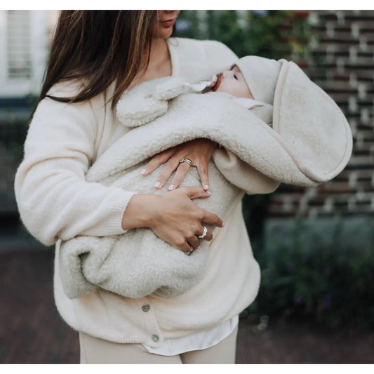 Baby wikkeldeken Naturel | Merinowol | KICO Label
