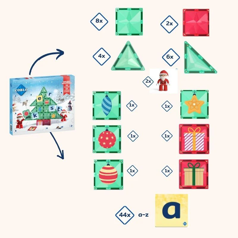 Coblo | Adventskalender 72 onderdelen