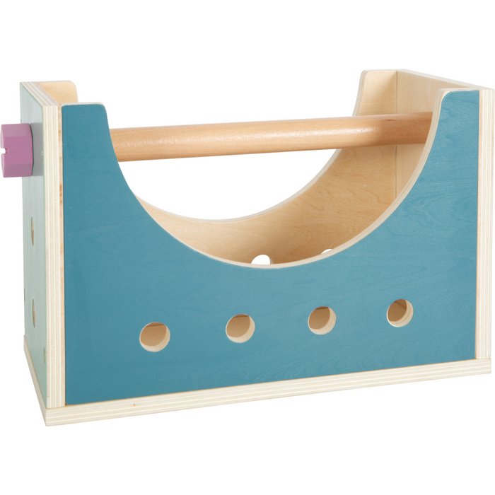 Gereedschapskist 2 in 1 “Noords” | Werkplaats | Houten speelgoed