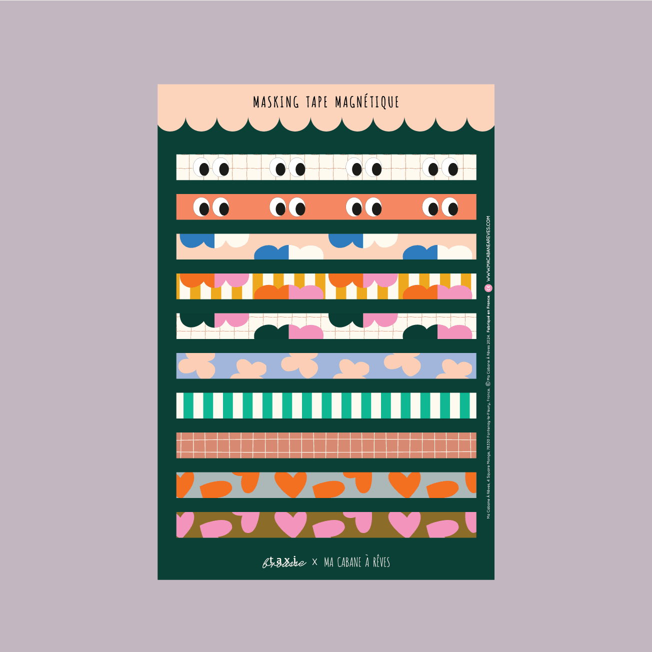 Ma Cabane à Rêves | Magnetische afplaktape