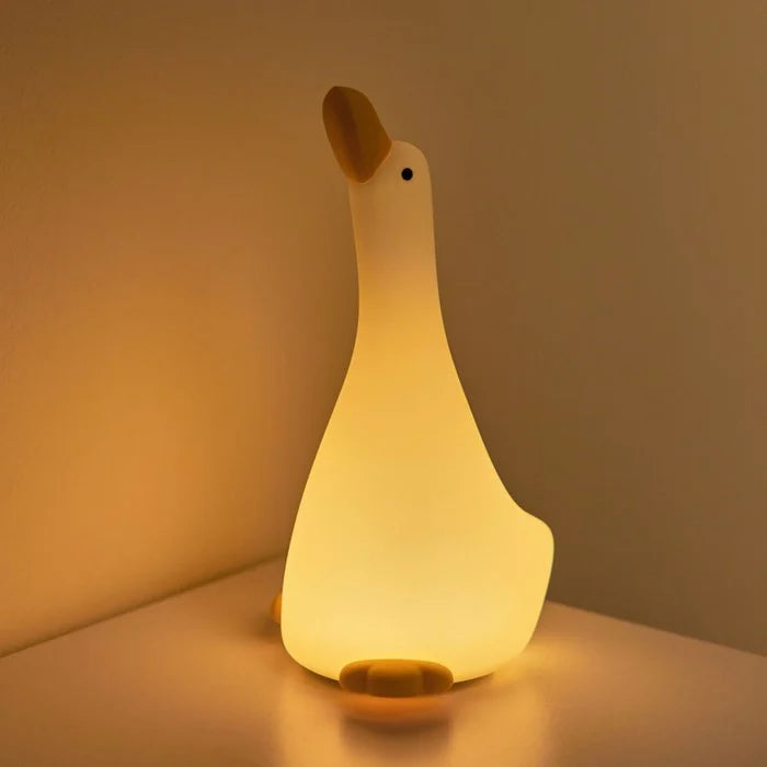 Goose nachtlamp | Zacht en veilig lampje voor kinderen | Rammelaartje