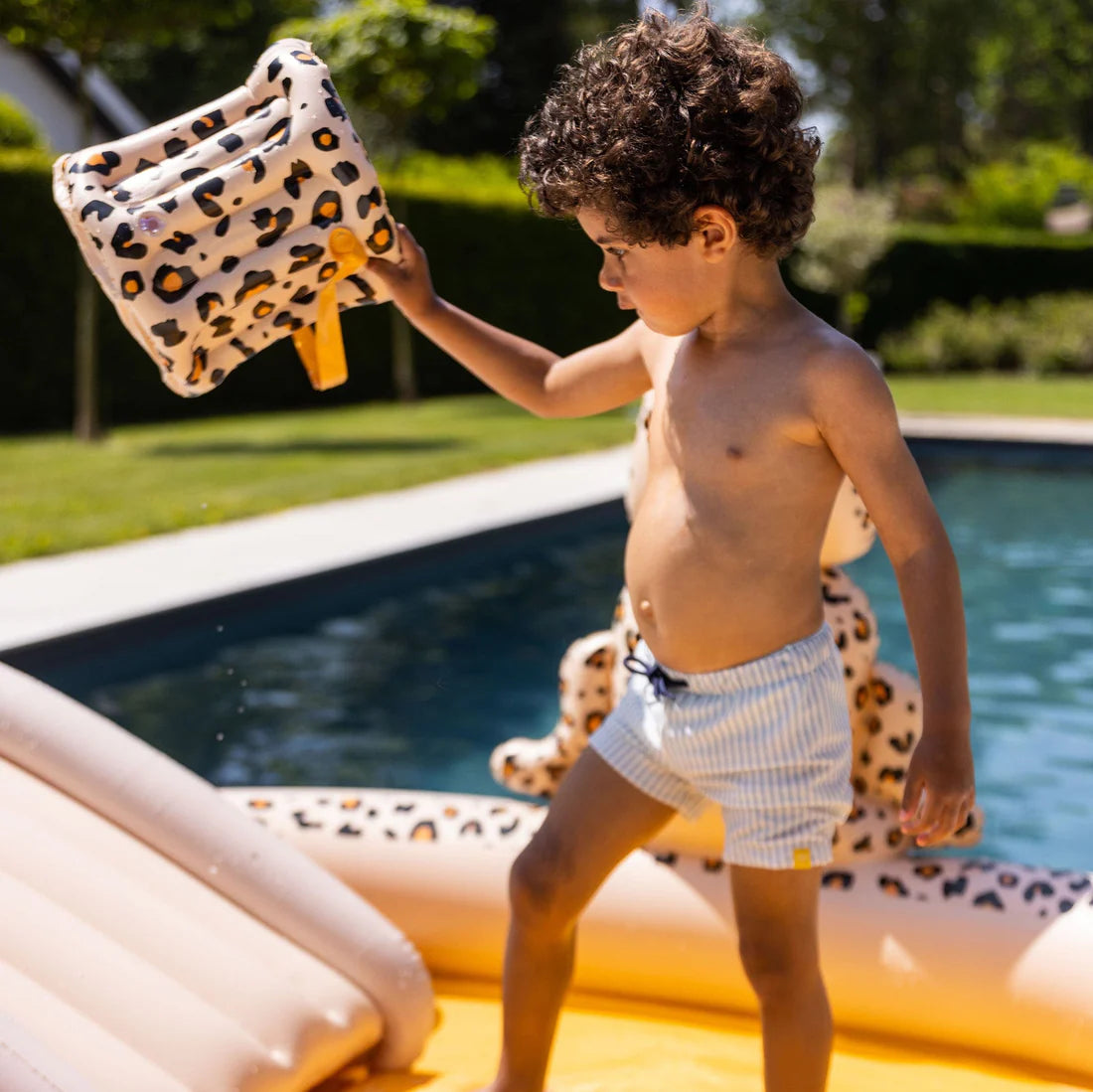 Safari Opblaaszwembad 210x150 cm | Duurzaam PVC & 230 Liter | Swim Essentials