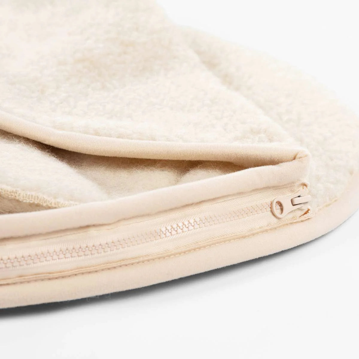 Voetenzak voor autostoel of maxi cosie beige | 100% Merinowol | Kico Label