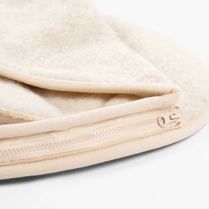 Voetenzak voor autostoel of maxi cosie beige | 100% Merinowol | Kico Label