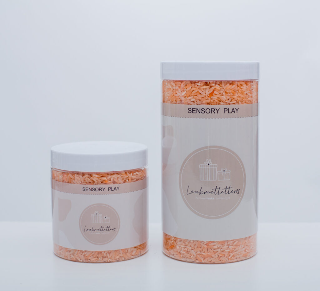 Speelrijst | Perzik | Leuk met Letters