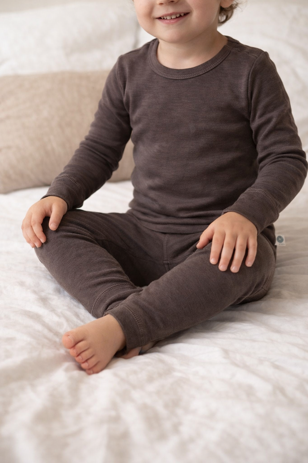 Pyjama van 100% wol | Peppercorn | Lille Barn