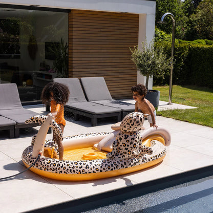 Safari Opblaaszwembad 210x150 cm | Duurzaam PVC & 230 Liter | Swim Essentials