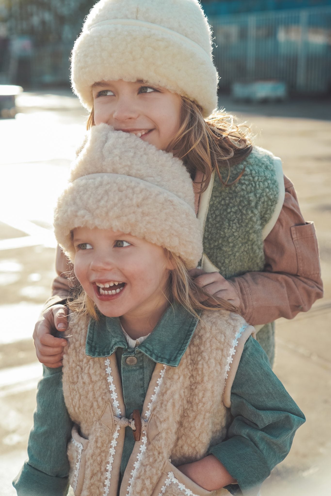 Wollen Baby Muts | Merinowol | Beige