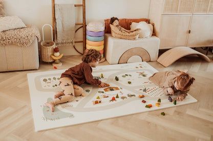 Play&Go EEVAA 3-in-1 Speelmat | Farm | Speel, berg op & bouw