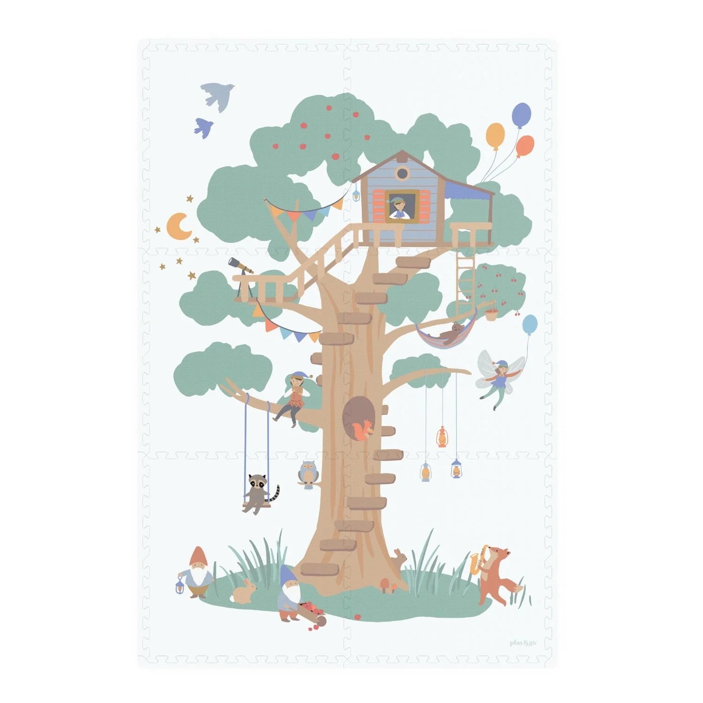 Play&Go EEVAA 3-in-1 Speelmat | Treehouse | Boomhutplezier