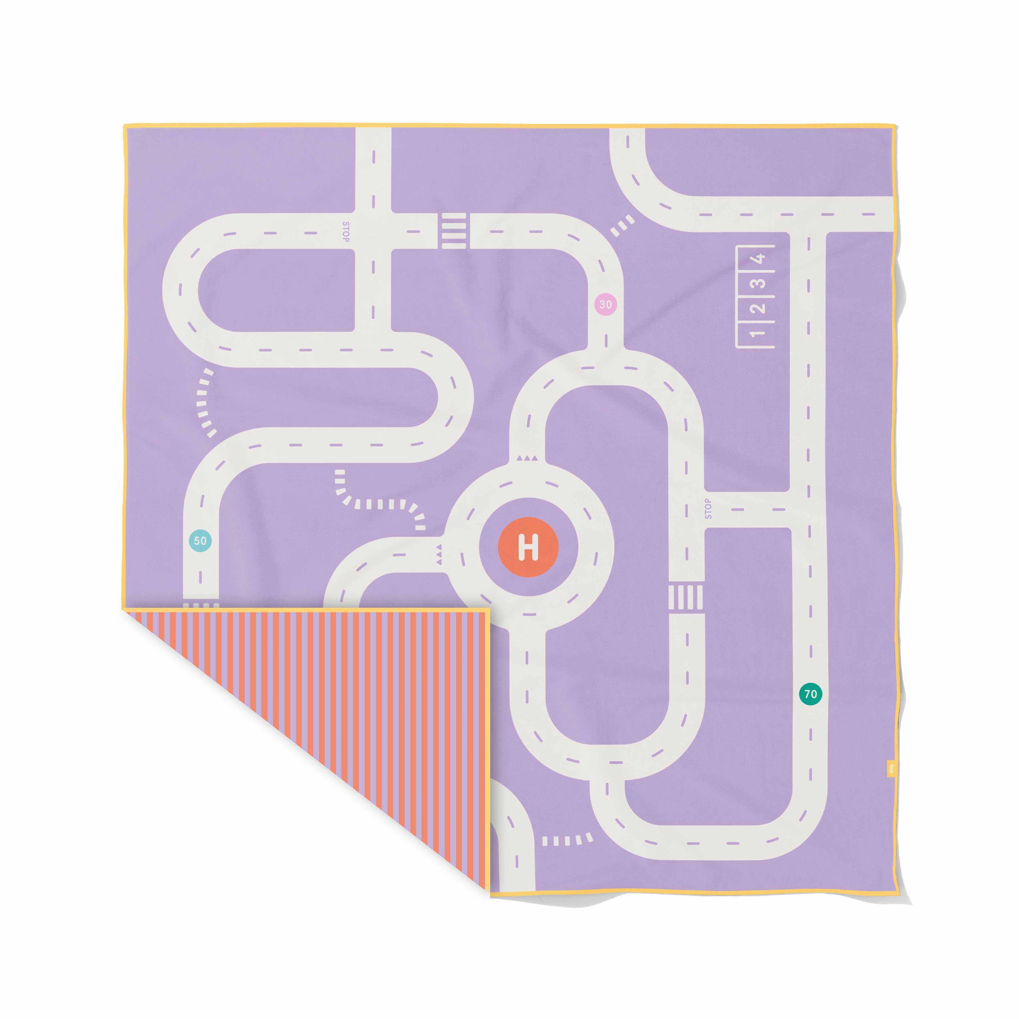 PlayTowel XL 180x180cm | Road Lavender | Quut