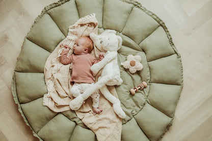 Play& Go | Bloom Meadow Green Organic Cotton Babymat