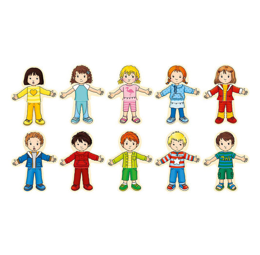 Aankleed puzzel | Hout | Goki