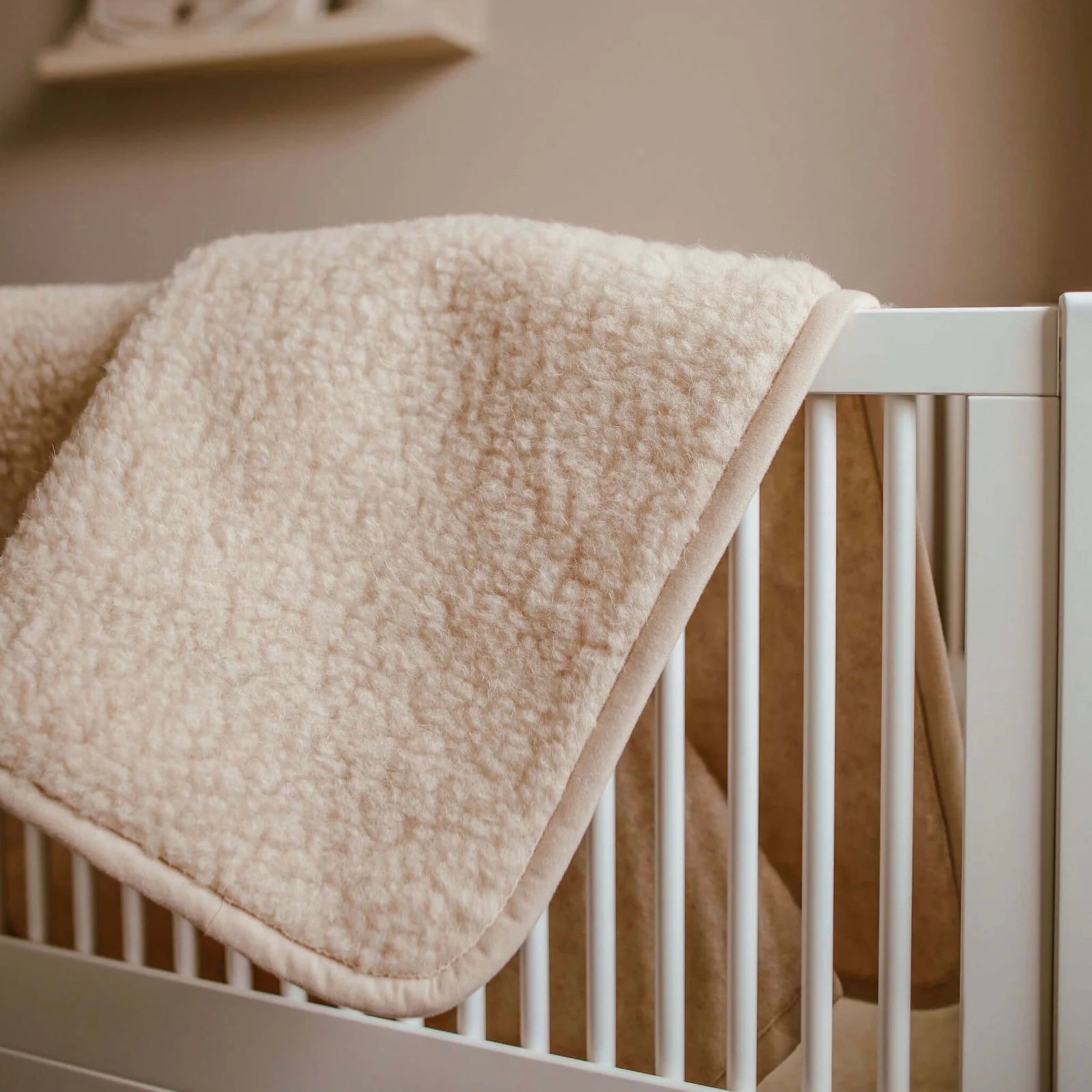 2 maten | Merinowollen deken beige | Luxe comfort voor de allerkleinsten | KiCO Label