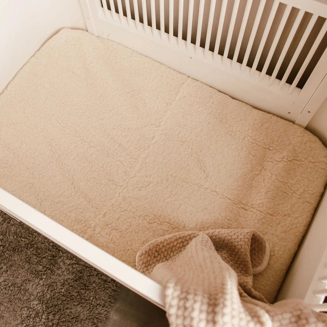 5 maten | Wollen hoeslaken Naturel | KICO Label | 100% wol