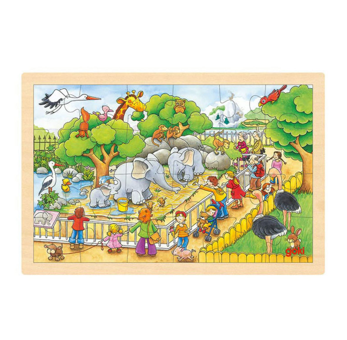 Boerderij puzzel | Hout | Goki