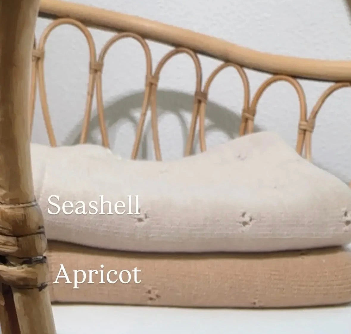 Merinowol Pointelle deken | Seashell | Moalie