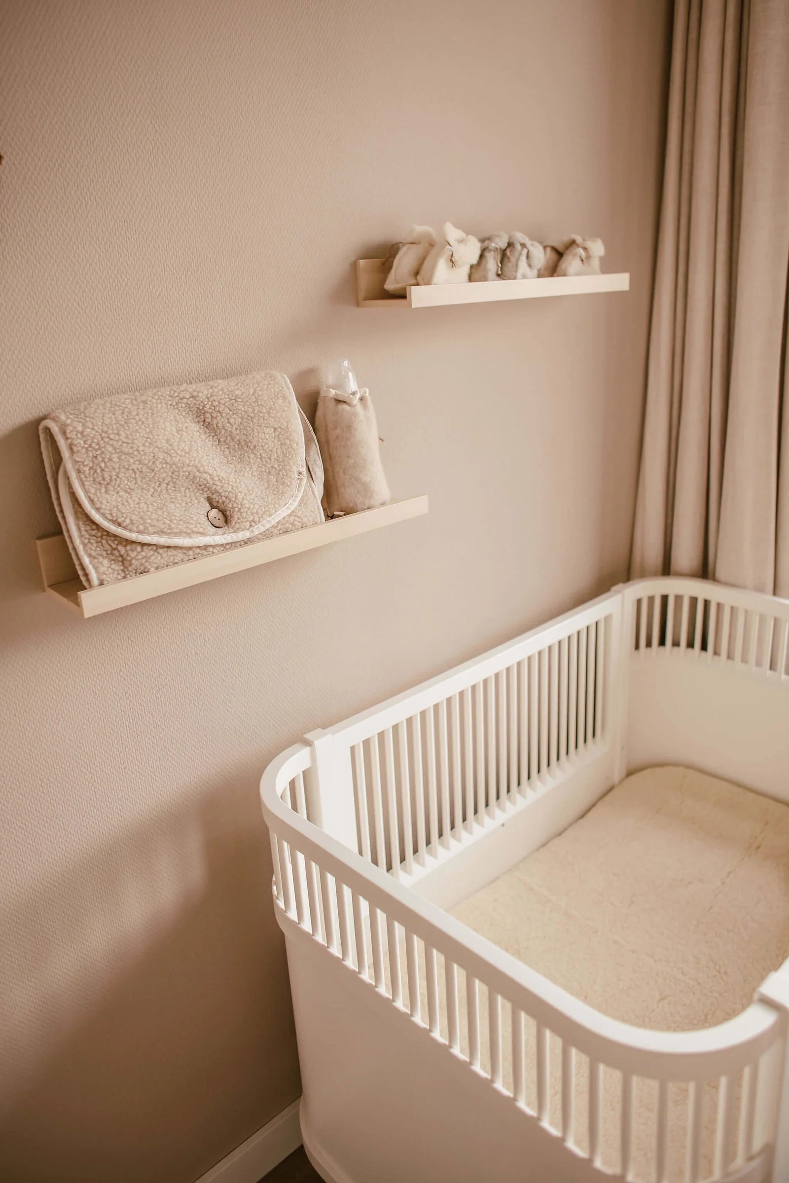 5 maten | Wollen hoeslaken Naturel | KICO Label | 100% wol