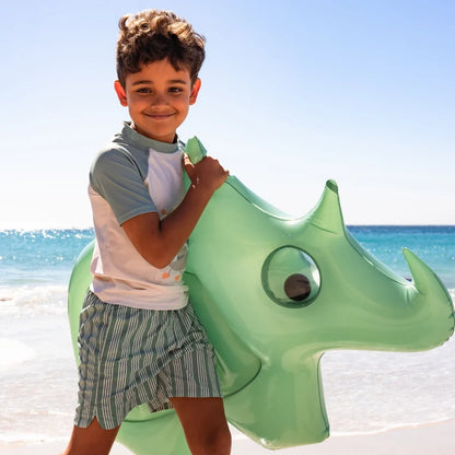 Dino | Groene Dino Luxe Luchtbed Swim Essentials