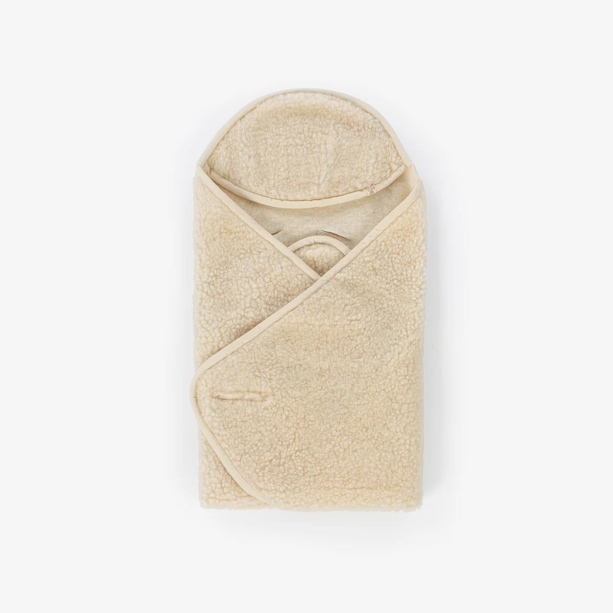 Wikkeldeken met maxi-cosi openingen naturel  | KICO Label