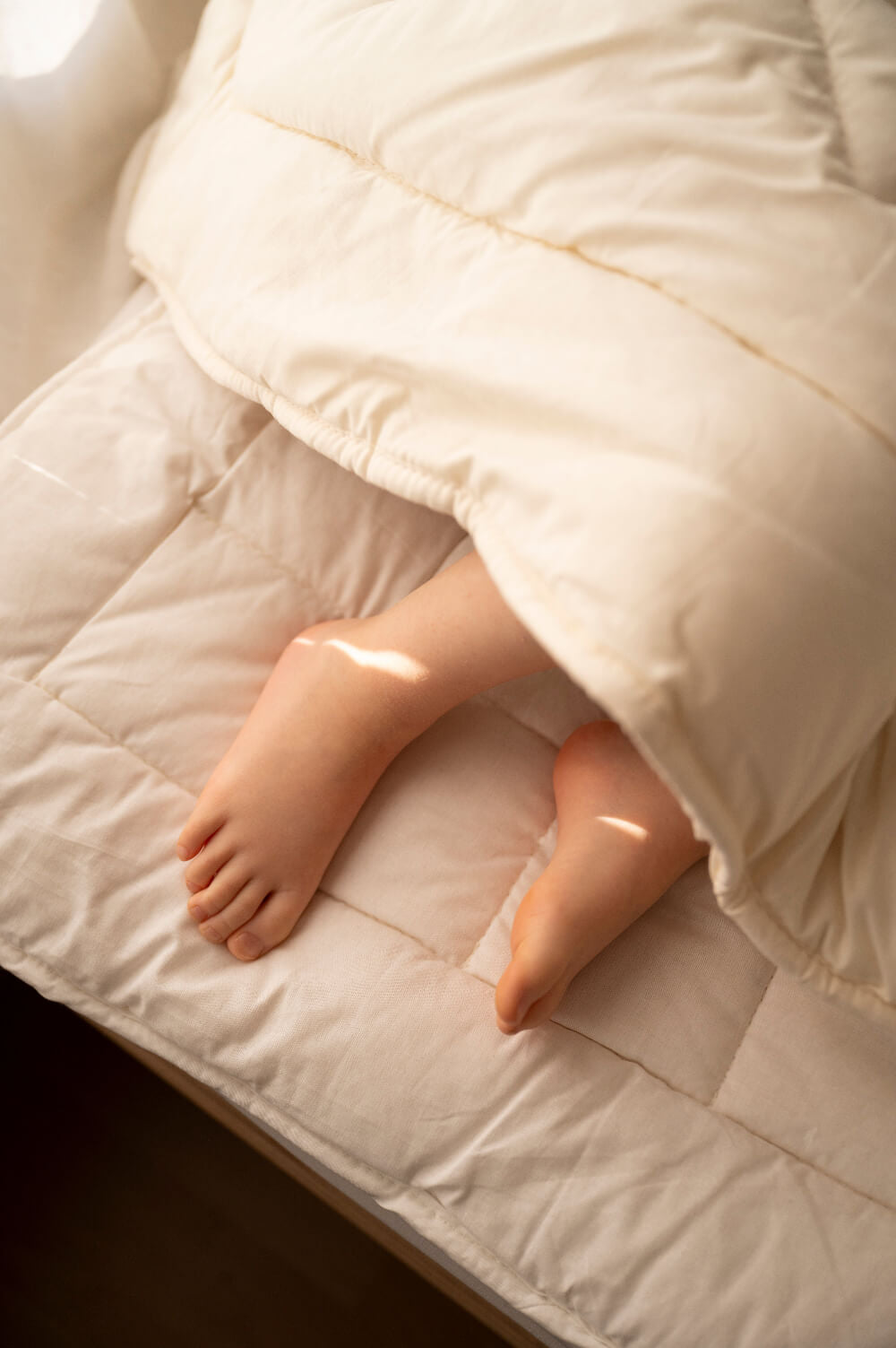 Merino wollen ledikant matrastopper met elastieken | Schaapmaatje | 60x120