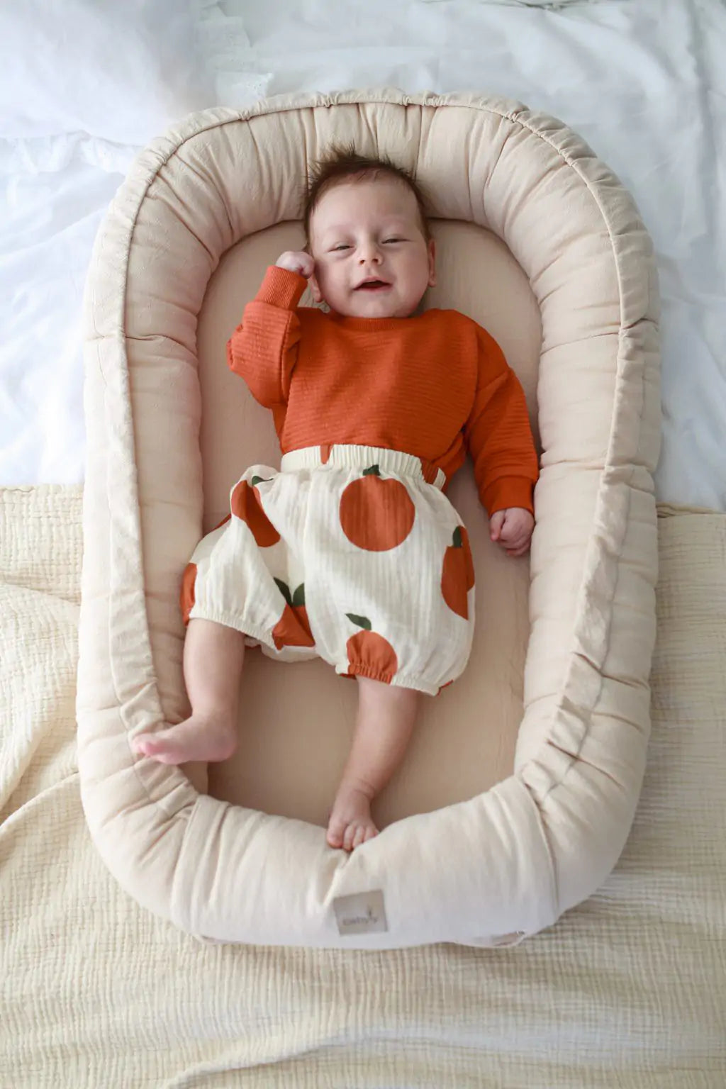 Babynest | Washed cotton Beige