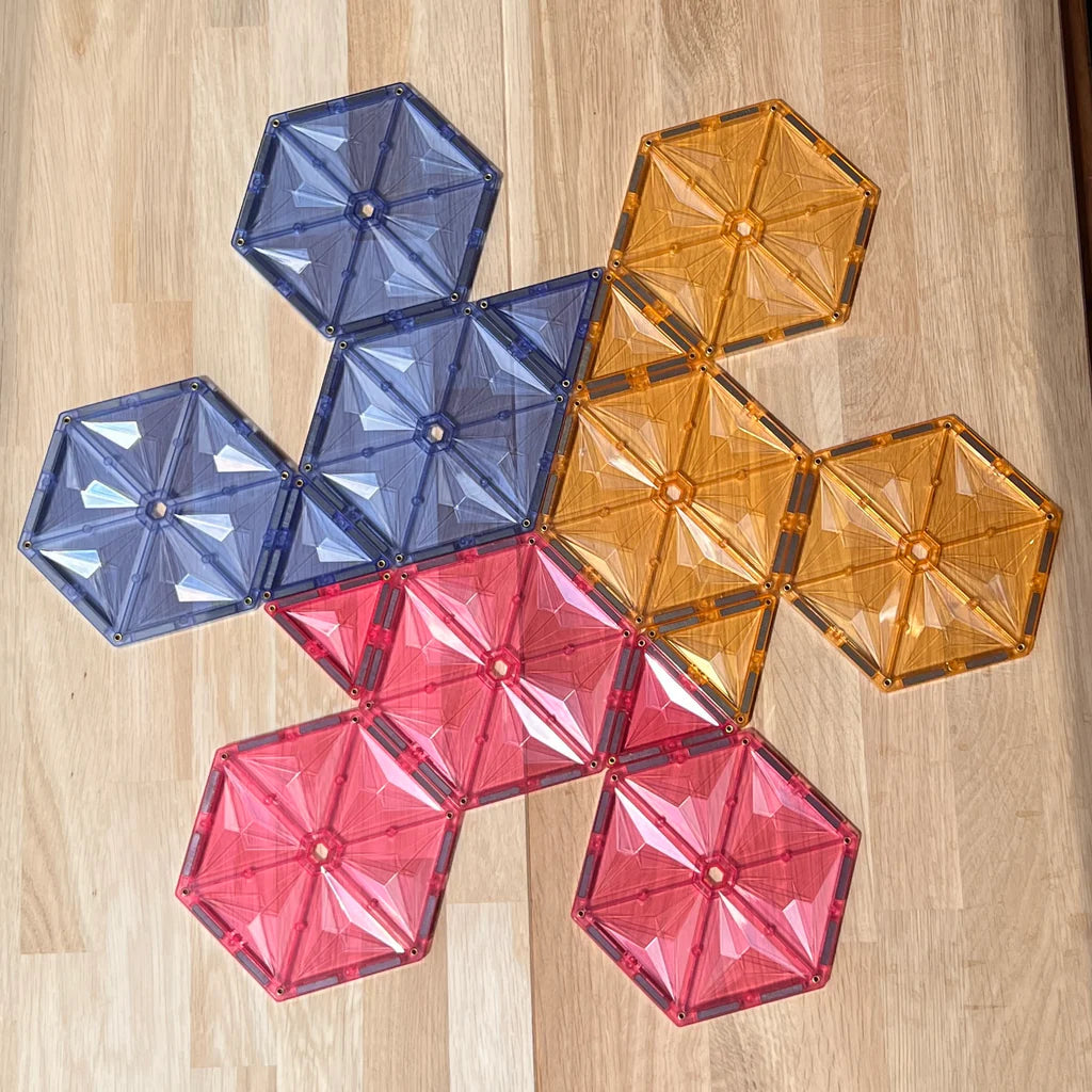 Coblo | Hexagon pastel | 6 stuks