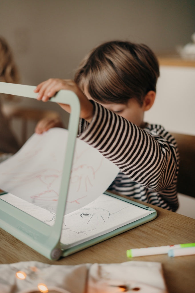 KIDYDRAW-PRO  | Mobiele en lichtgevende tablet groen | KIDYWOLF