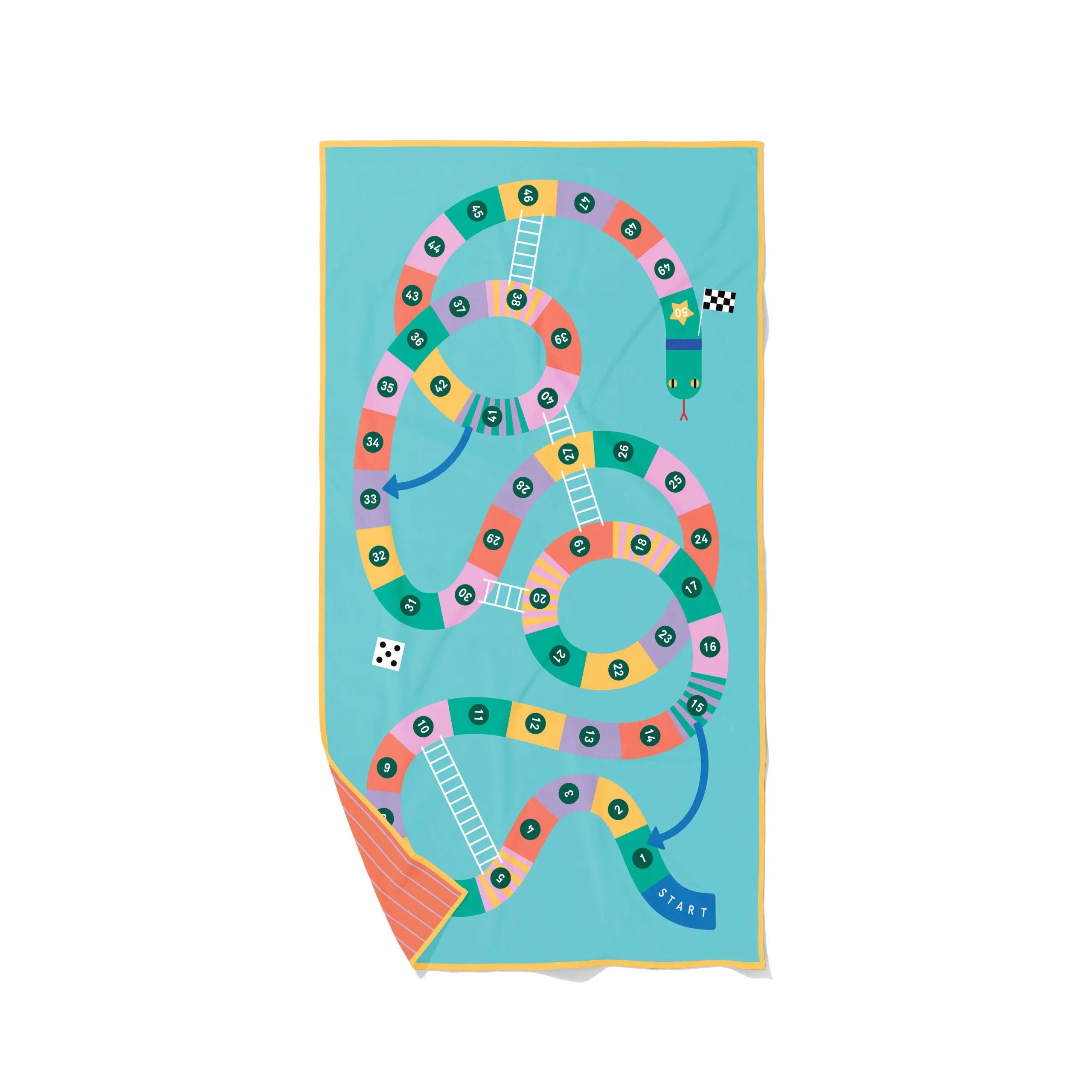 PlayTowel M 140x70cm | Snakes and Laders | Quut