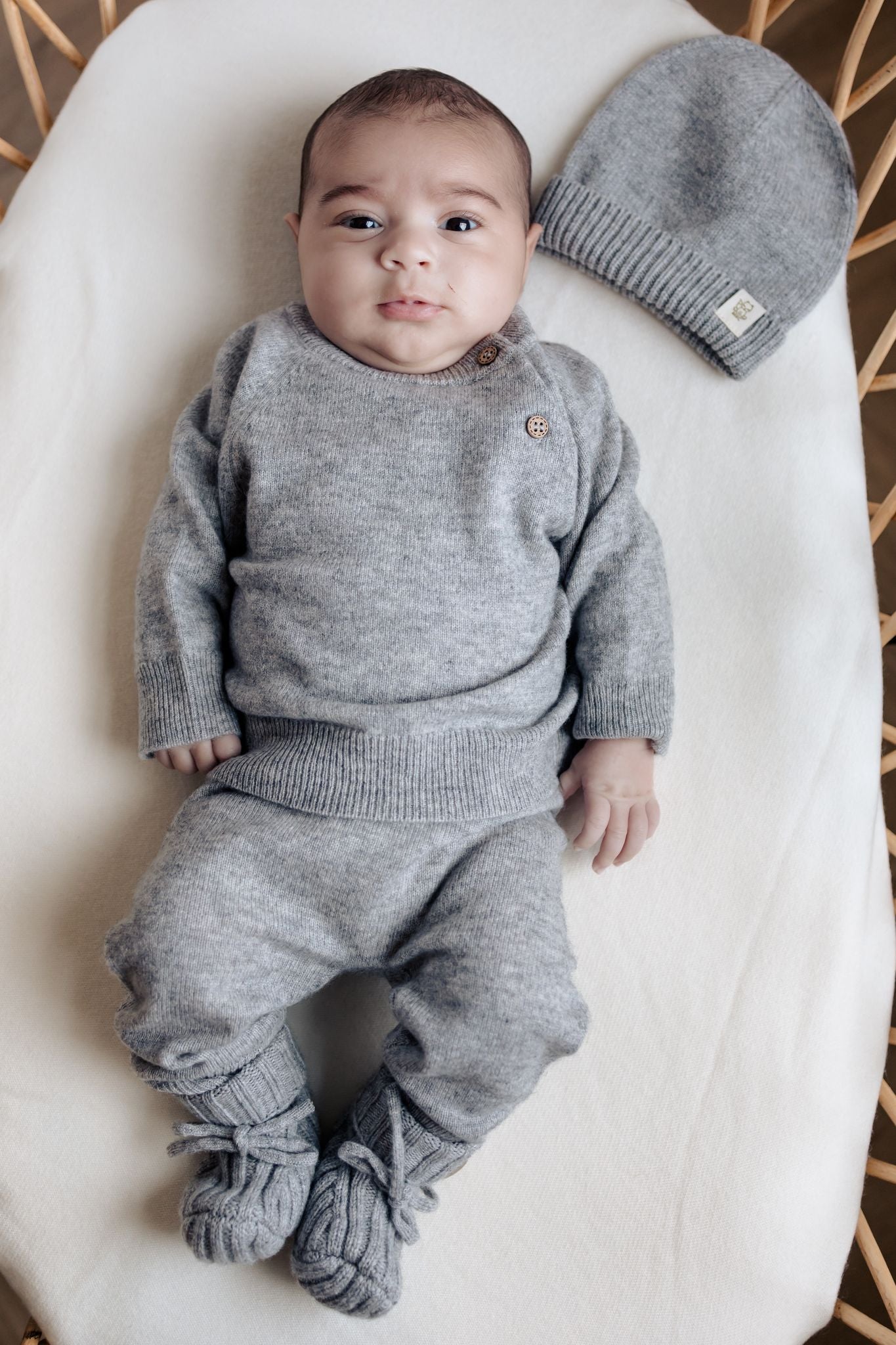 Newbornset grijs | Moalie