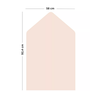 Ferflex | Magnetische muursticker huis | Pink Beige