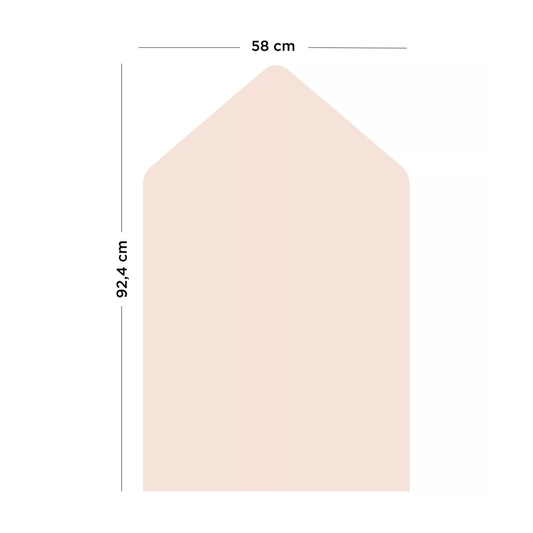 Ferflex | Magnetische muursticker huis | Pink Beige