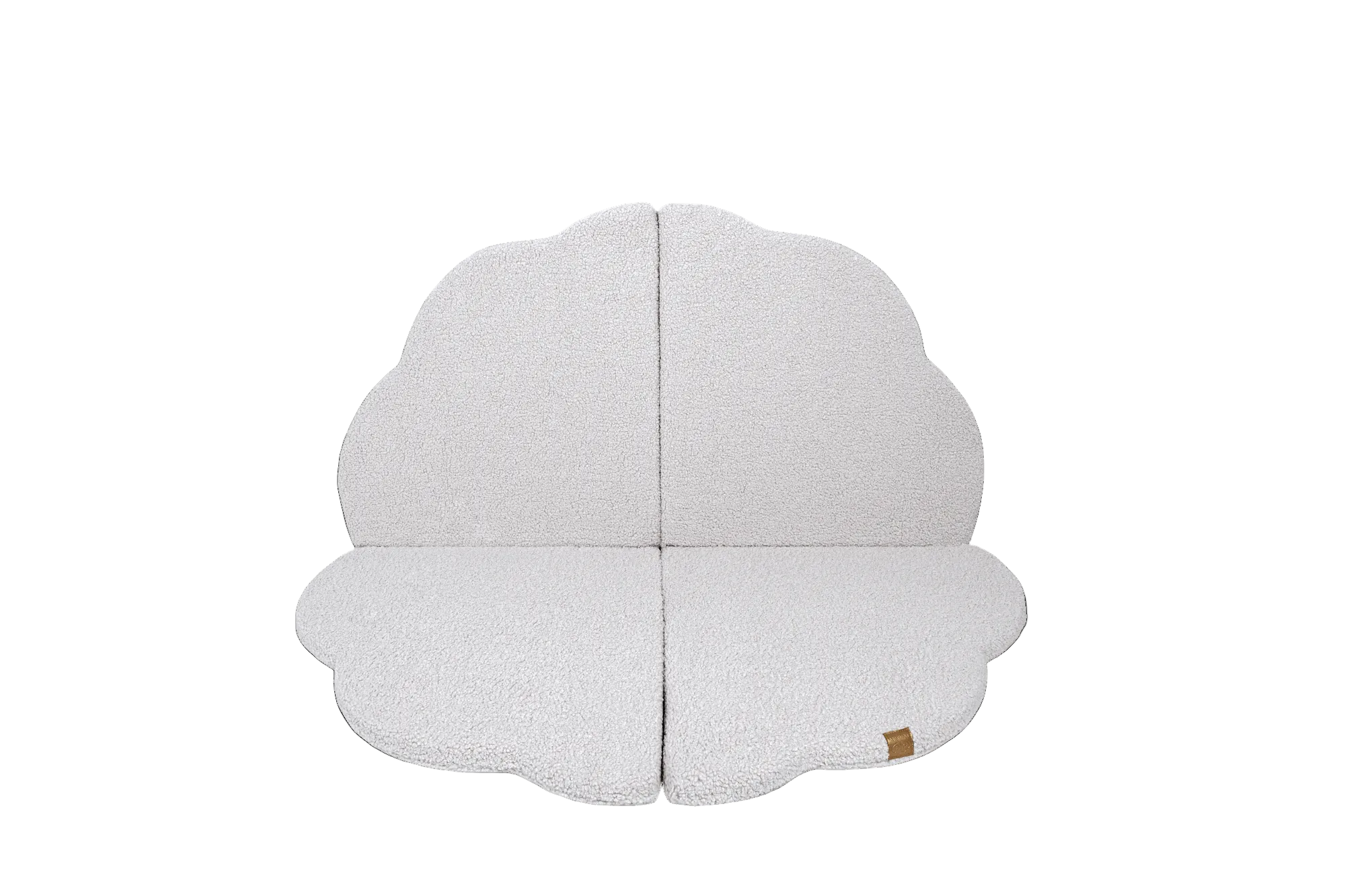 Play Mat for Kids - Cloud Shaped Bearly White