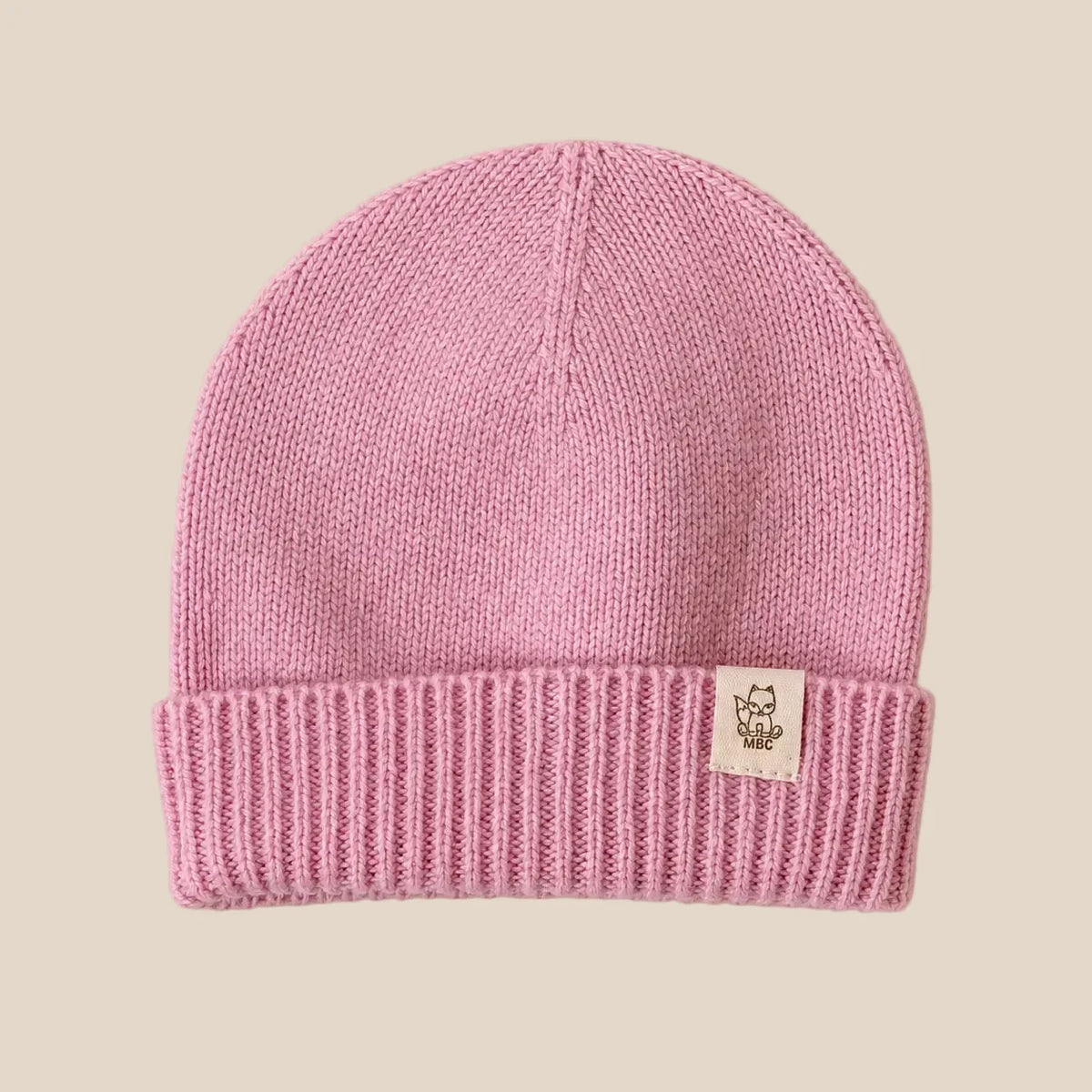 Fine Knit mutsje | Merinowol & cashmere | Moalie Roze