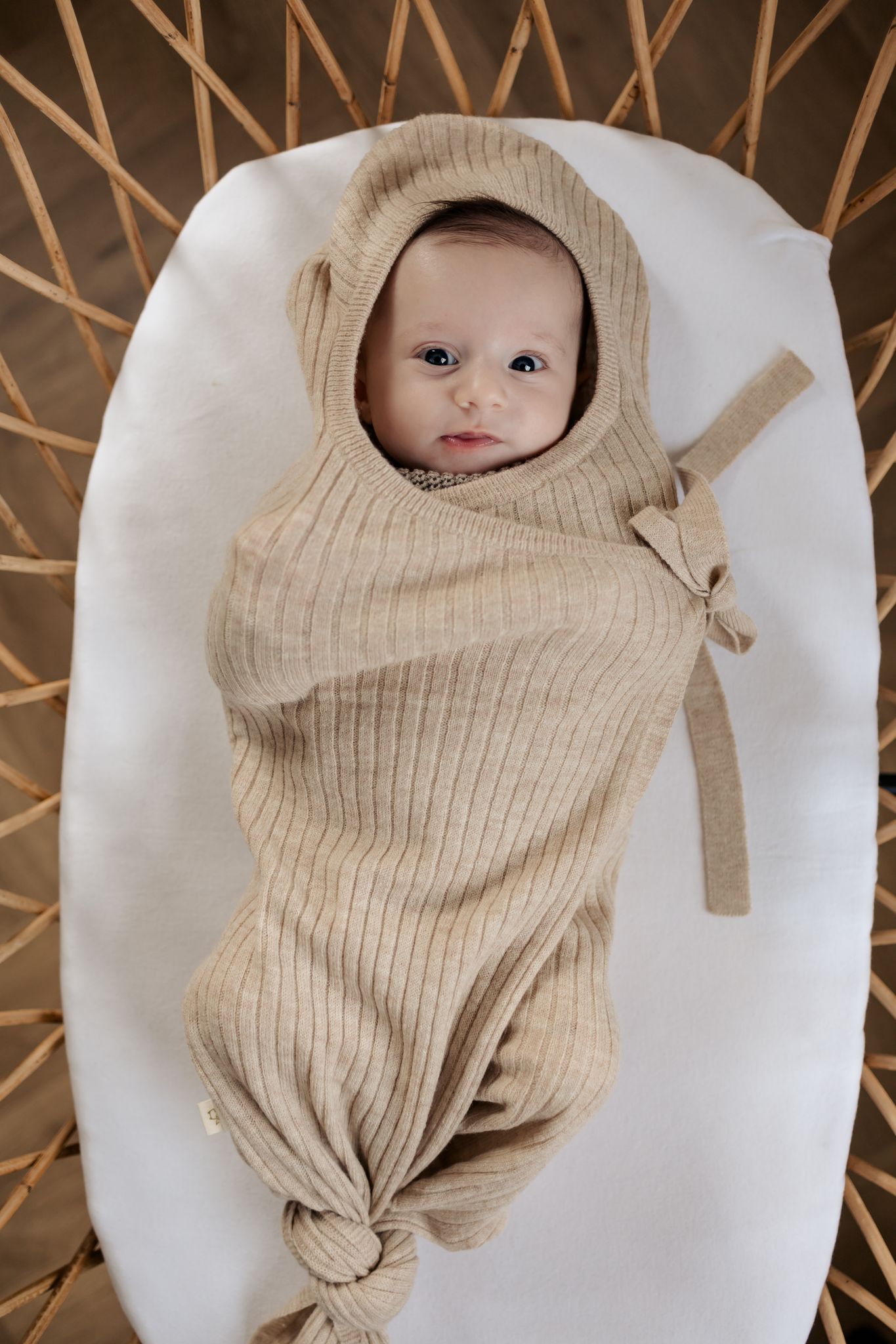 Wrap Snuggle Beige | 100% Merinowol | Moalie