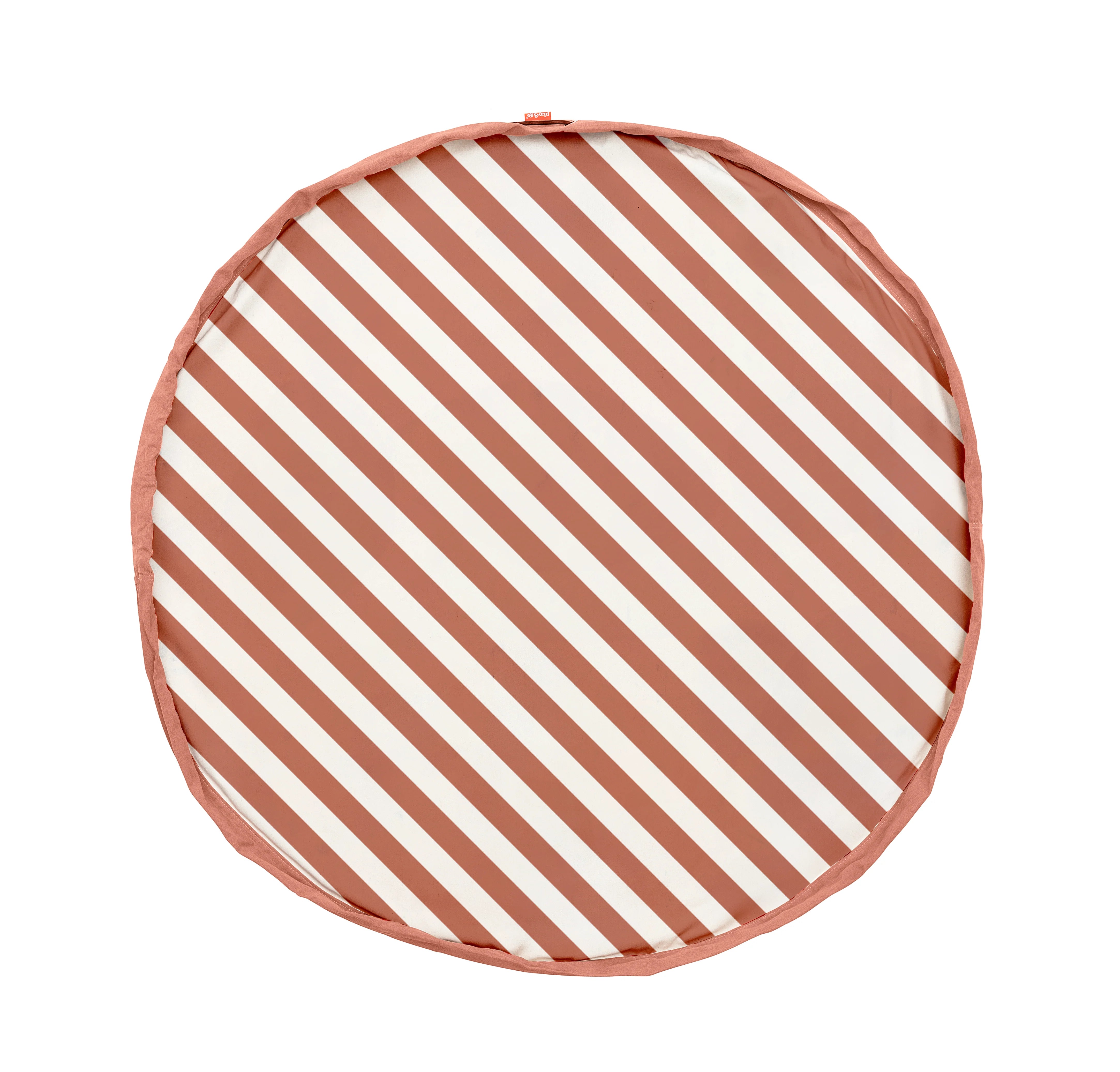 Play&Go | Speel- & Opbergkeed | Bruin gestreept