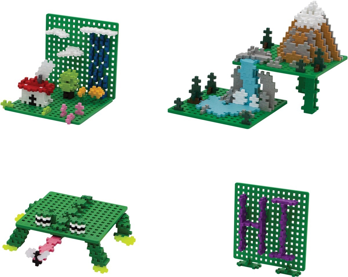 Plus-Plus | Baseplate Duo Green 2 stuks