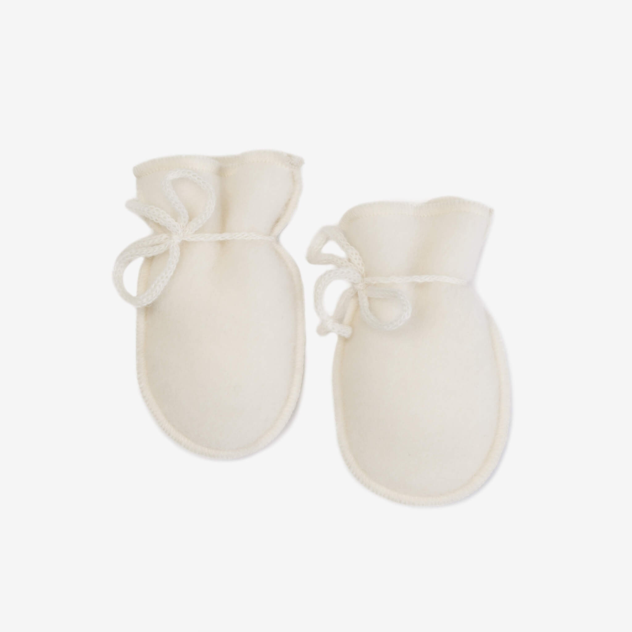 Merino Wollen Newborn Handschoen| Crème | Schaapmaatje