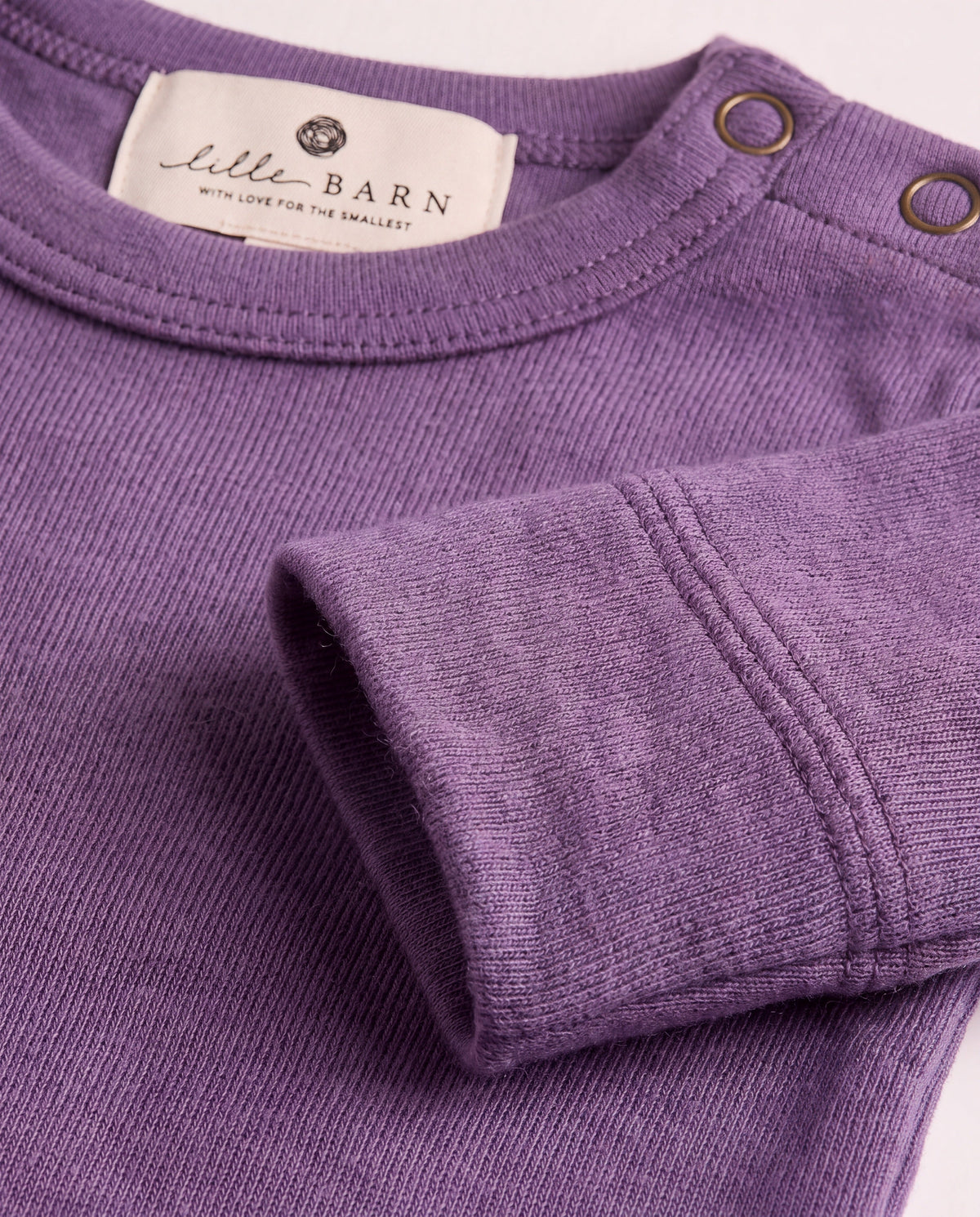Wollen romper lange mouwen | Purple Haze | Lille Barn - productfoto 4