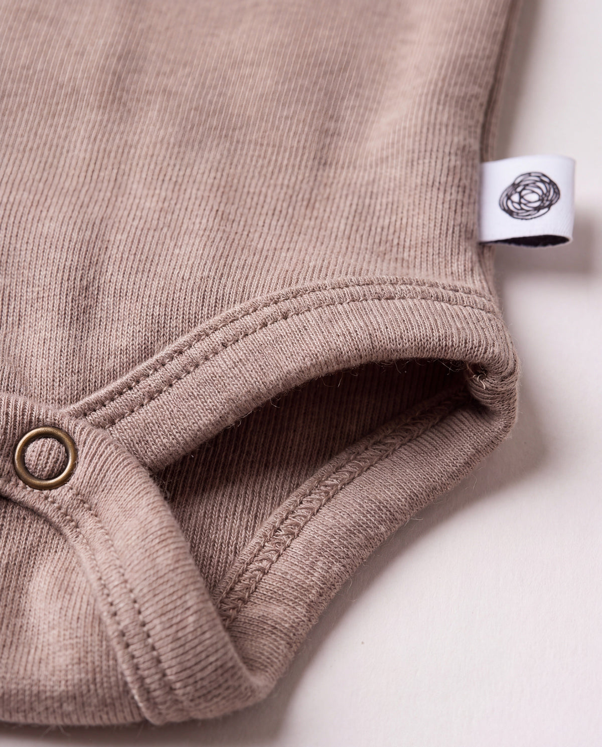 Wollen romper lange mouwen | Oxford Tan | Lille Barn - productfoto 4
