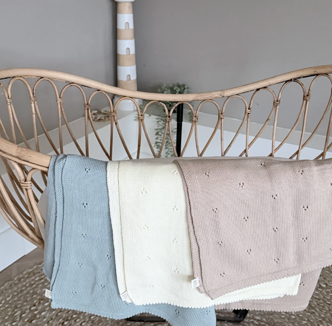 Babydeken van 100% katoen | zacht | 70x90cm