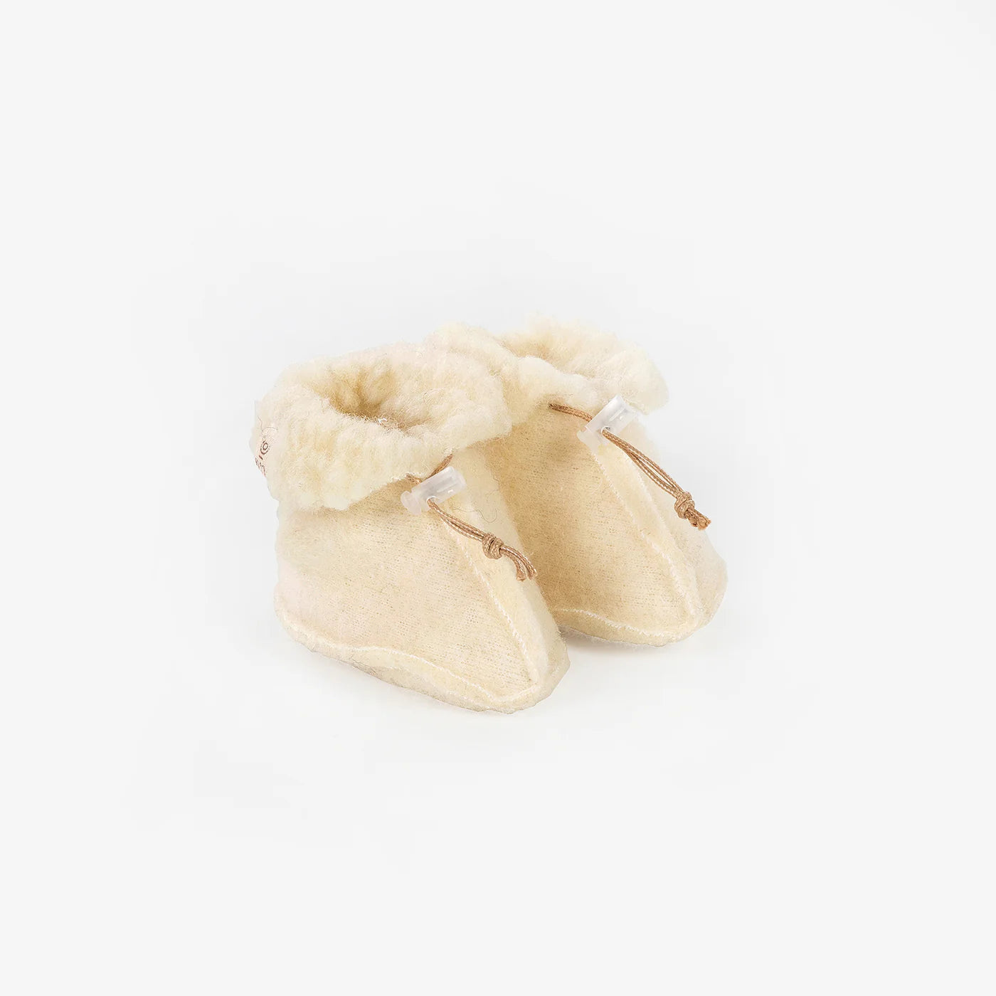 Baby sloffen Naturel| Merinowol | Kico Label