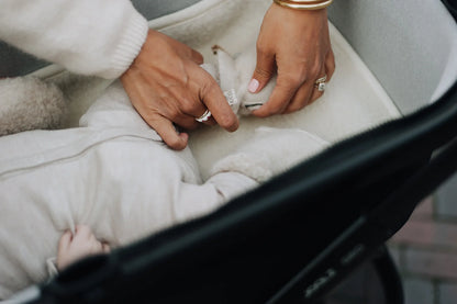 Onderlegger reiswieg Beige | Merinowol | KICO Label
