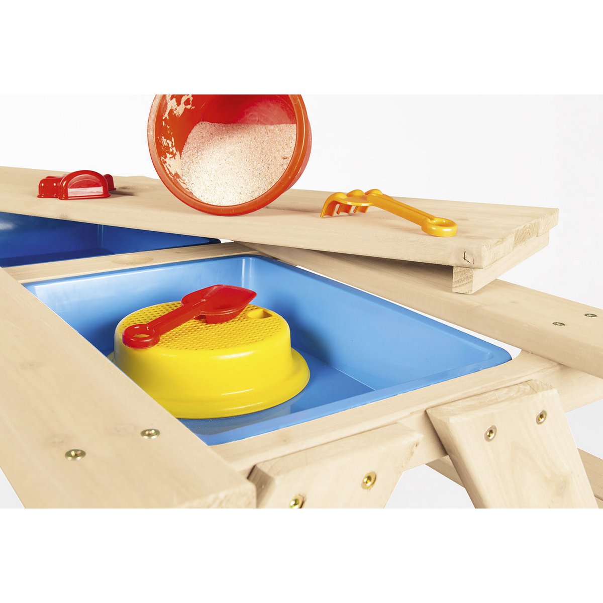 Kinderpicknickbank | 2 Speelbakken | Pinolino