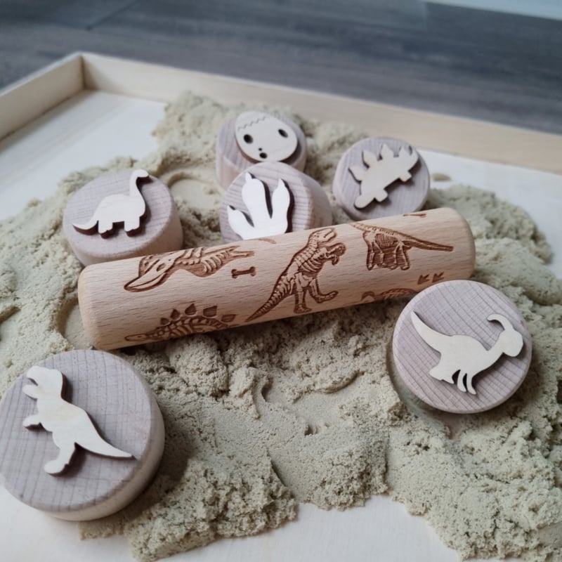 KIDDI | Houten stempels | Dino's