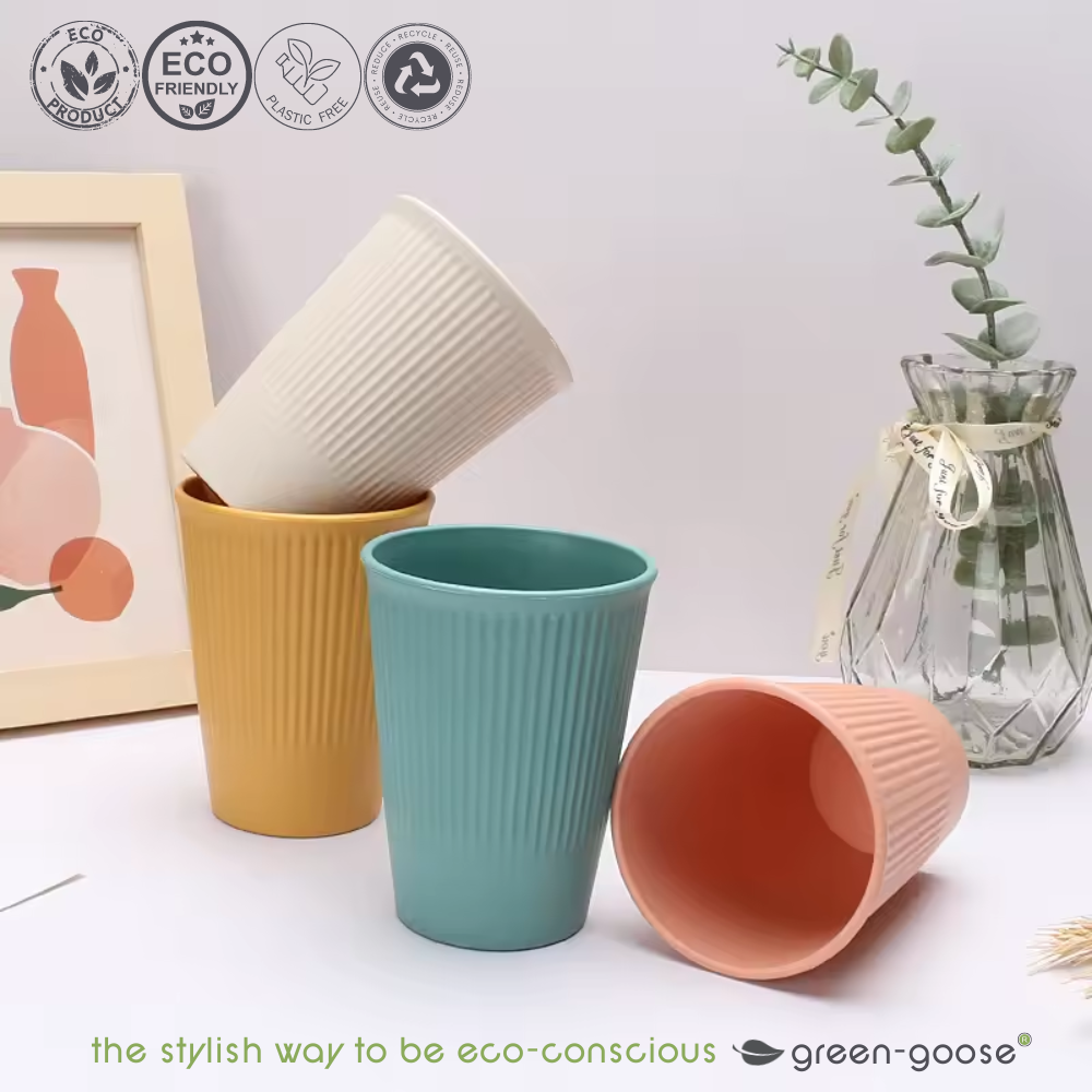 Green-Goose | Bioplastic Servies - 28-delig